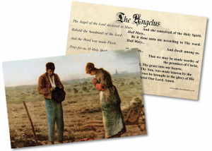 The Angelus by Millet Holy Card